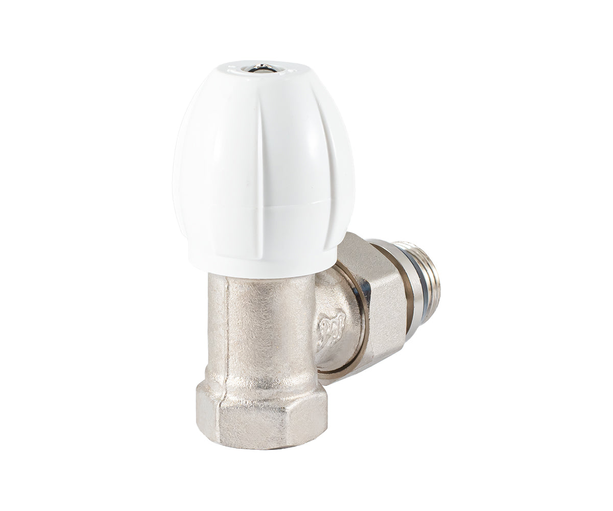 Radiator regulating valve, angle, cone-type shut-off, with union O-ring seal — view 4