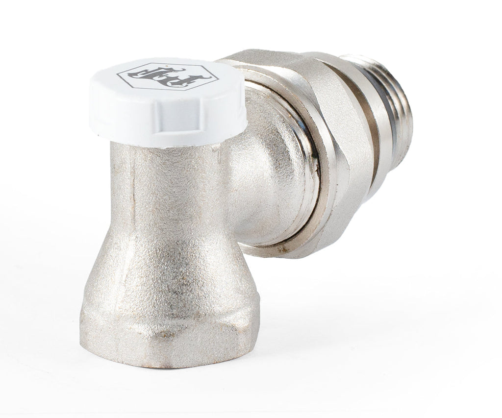 Radiator lockshield valve, angle, cone-type shut-off, with union O-ring seal — PF RVA 378UR, view 5