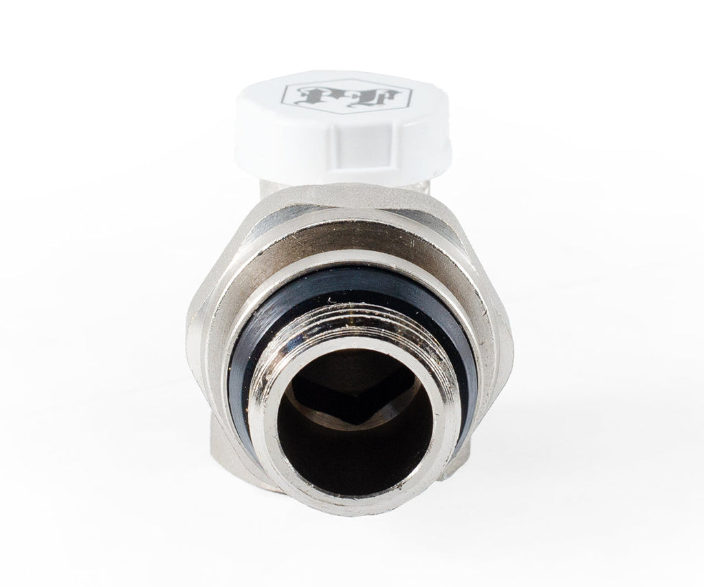 Radiator lockshield valve, angle, cone-type shut-off, with union O-ring seal — PF RVA 378UR, view 8