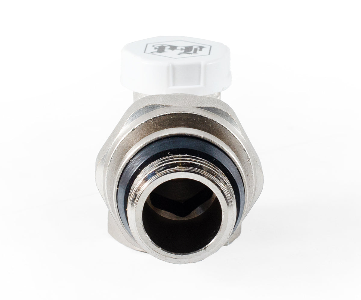 Radiator lockshield valve, angle, cone-type shut-off, with union O-ring seal — PF RVA 378UR, view 8