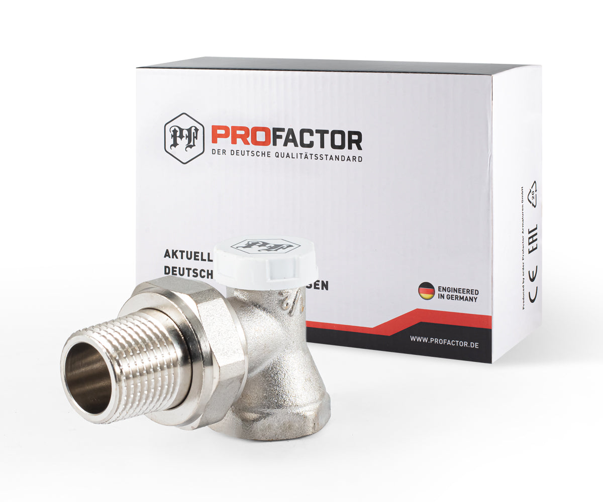 Radiator lockshield valve, angle, cone-type shut-off — PF RVA 378, view 9