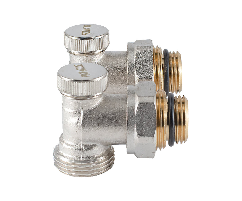 Angled radiator connection unit with seat valve — PF RVA 611, view 6