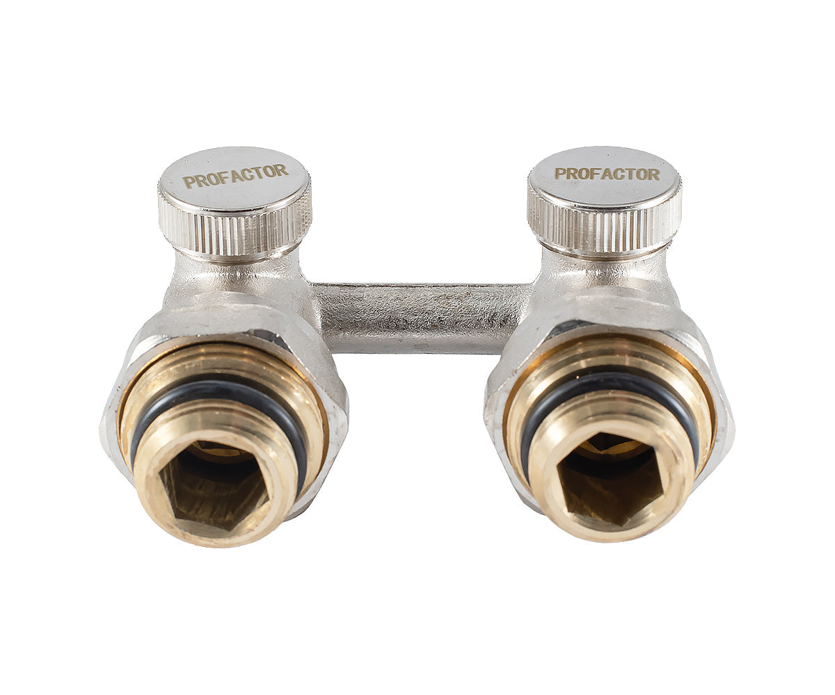Angled radiator connection unit with seat valve — PF RVA 611, view 8