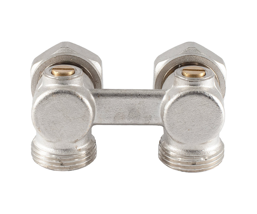 Angled radiator connection unit with ball valve — PF RVA 613, view 4