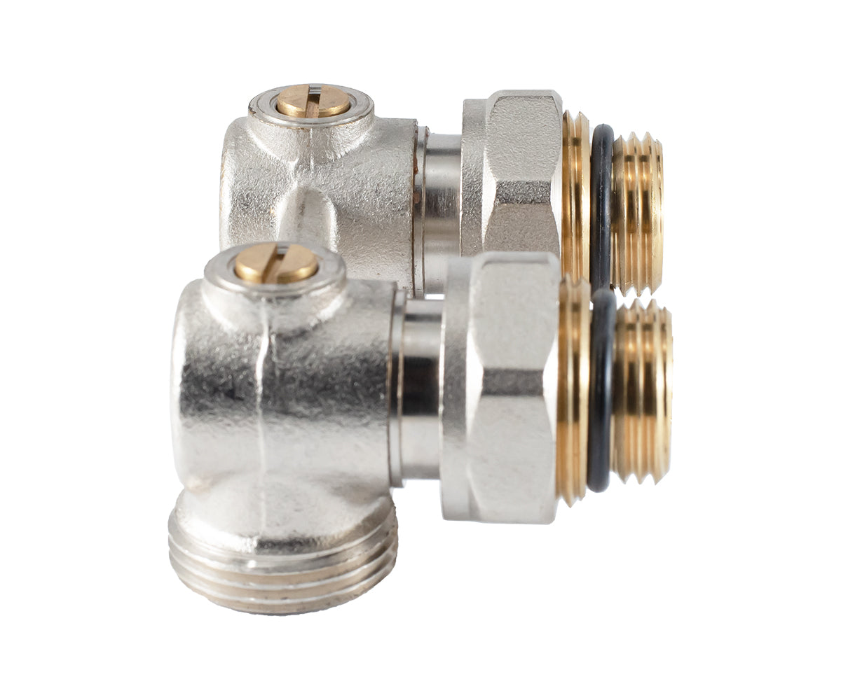 Angled radiator connection unit with ball valve — PF RVA 613, view 6