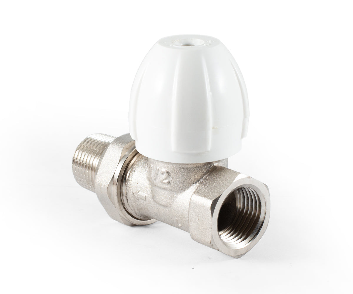 Radiator regulating valve, straight, seat-type shut-off — view 3