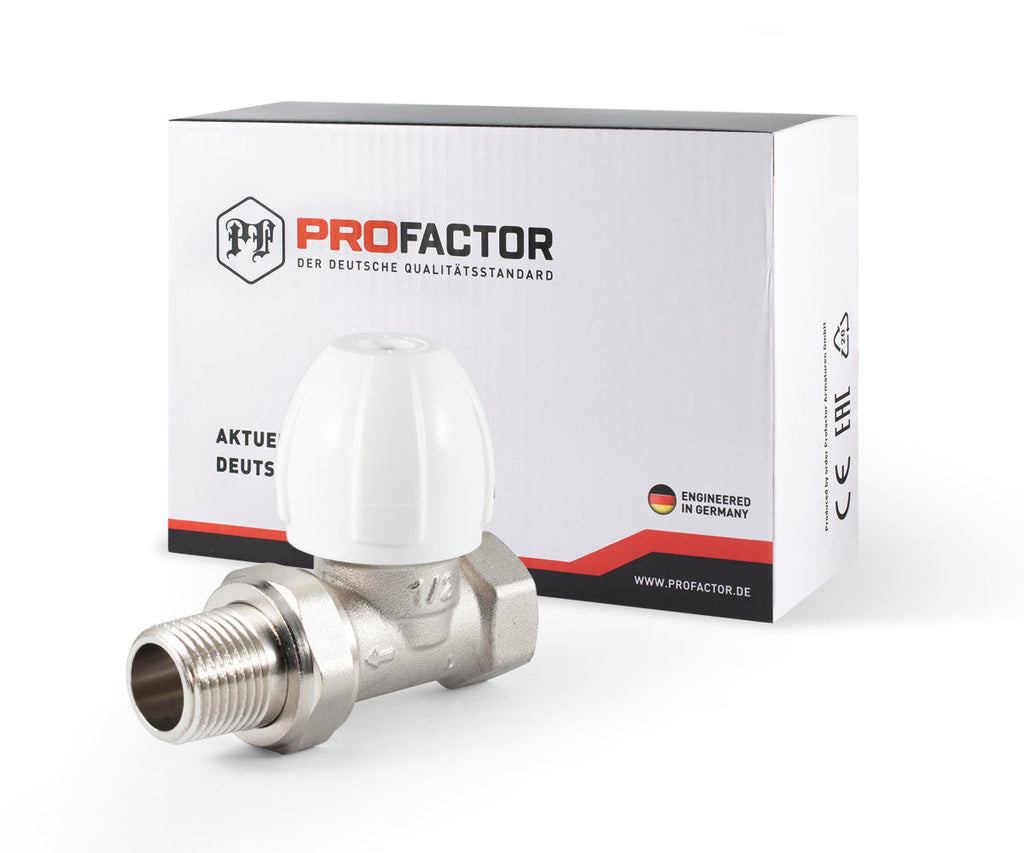 Radiator regulating valve, straight, seat-type shut-off — view 8
