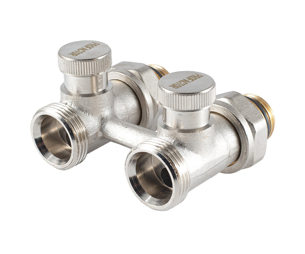 Straight radiator connection unit with seat valve — PF RVS 610, view 5