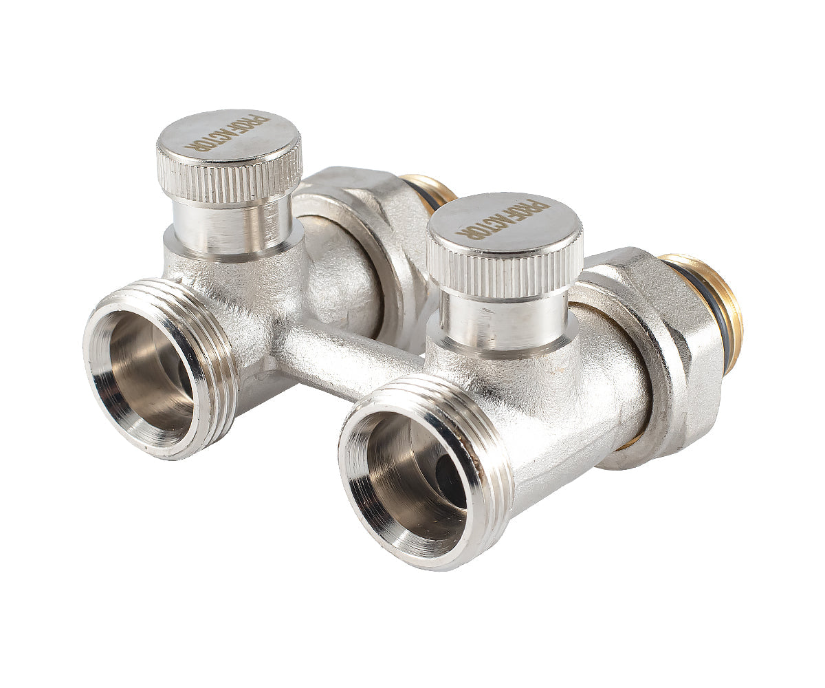 Straight radiator connection unit with seat valve — PF RVS 610, view 5