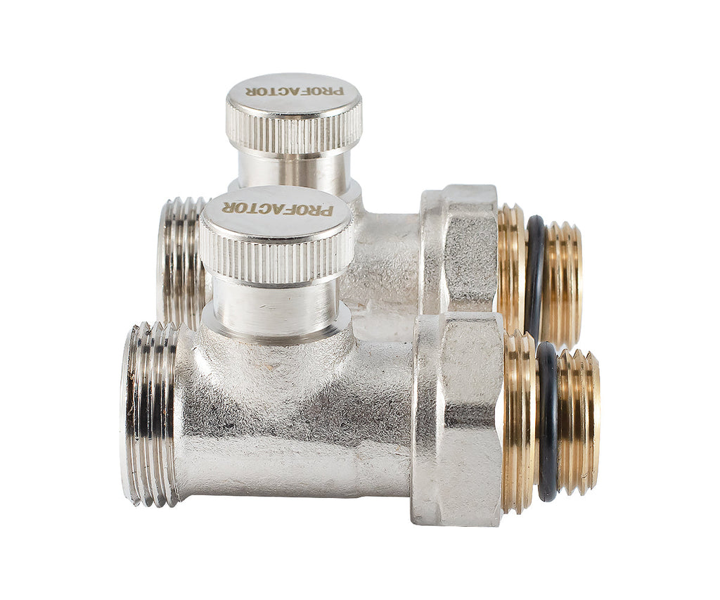 Straight radiator connection unit with seat valve — PF RVS 610, view 6