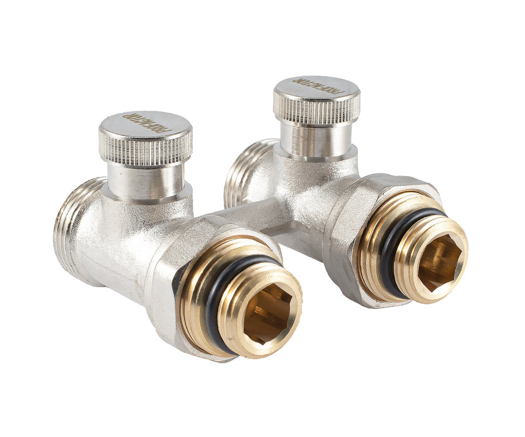 Straight radiator connection unit with seat valve — PF RVS 610, view 7