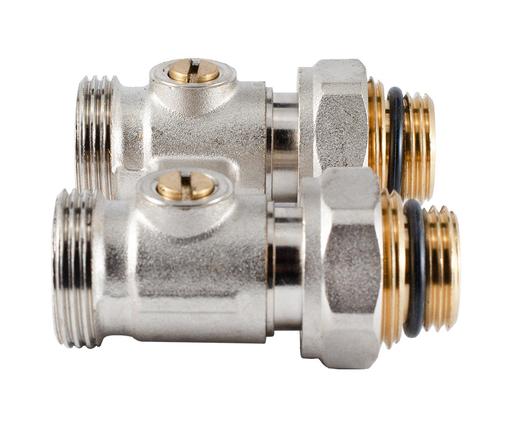 Straight radiator connection unit with ball valve — PF RVS 612, view 6