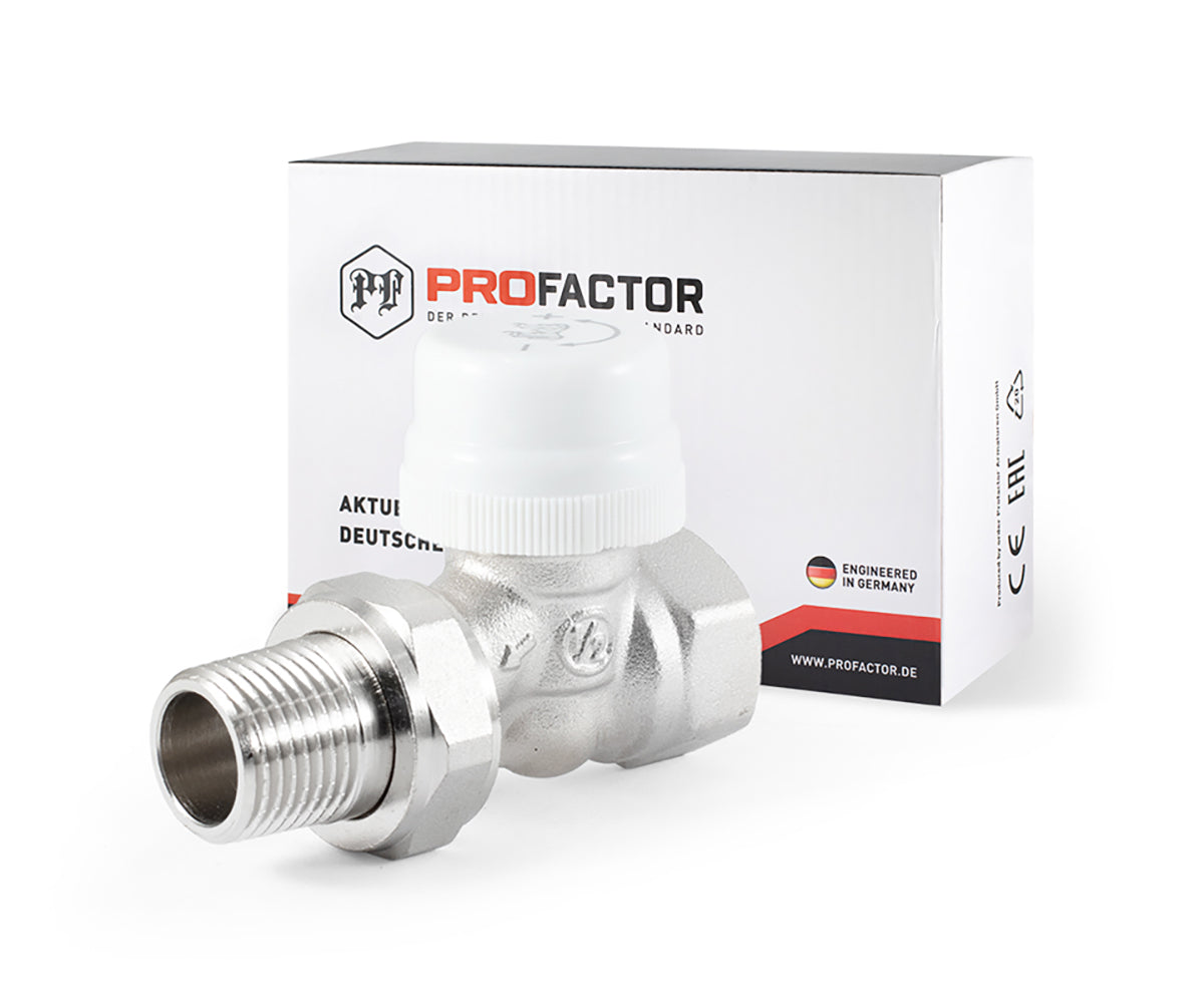 Straight thermostatic radiator valve — view 8