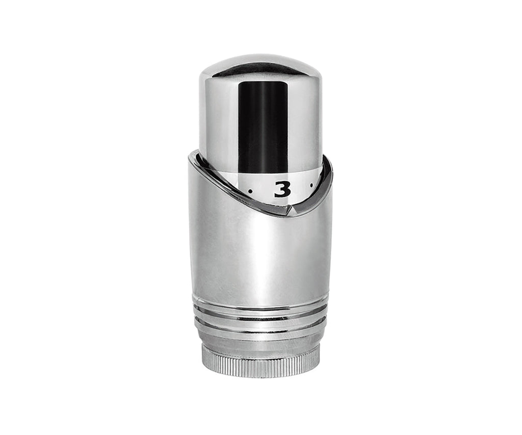 Liquid-filled thermostatic head, chrome-plated — PF RVT 626, view 1