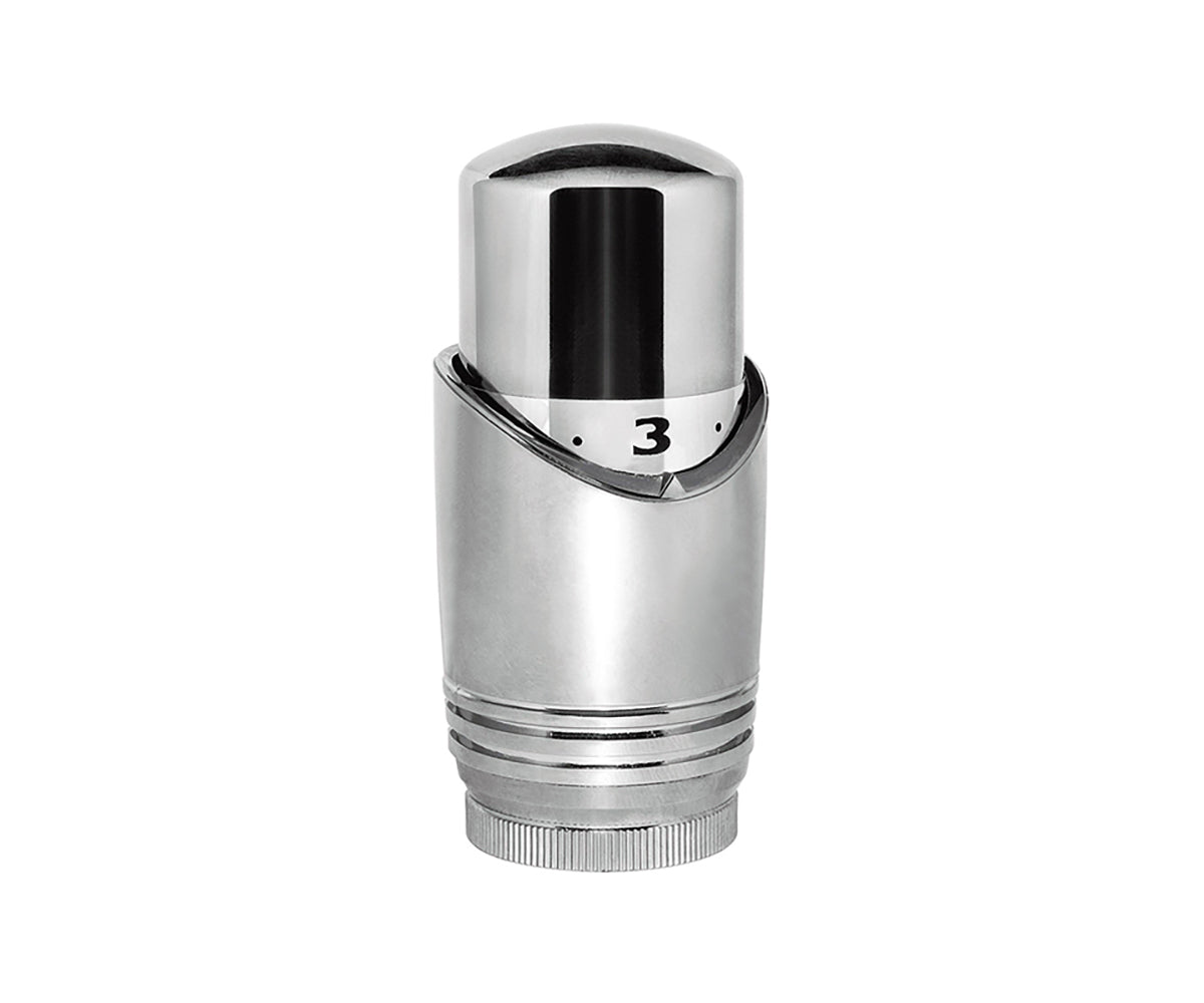 Liquid-filled thermostatic head, chrome-plated — PF RVT 626, view 1