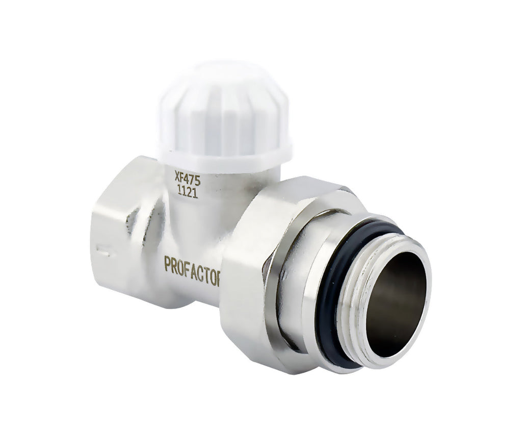 Straight thermostatic valve with O-ring on union connection — PF RVT 855, ракурс 1