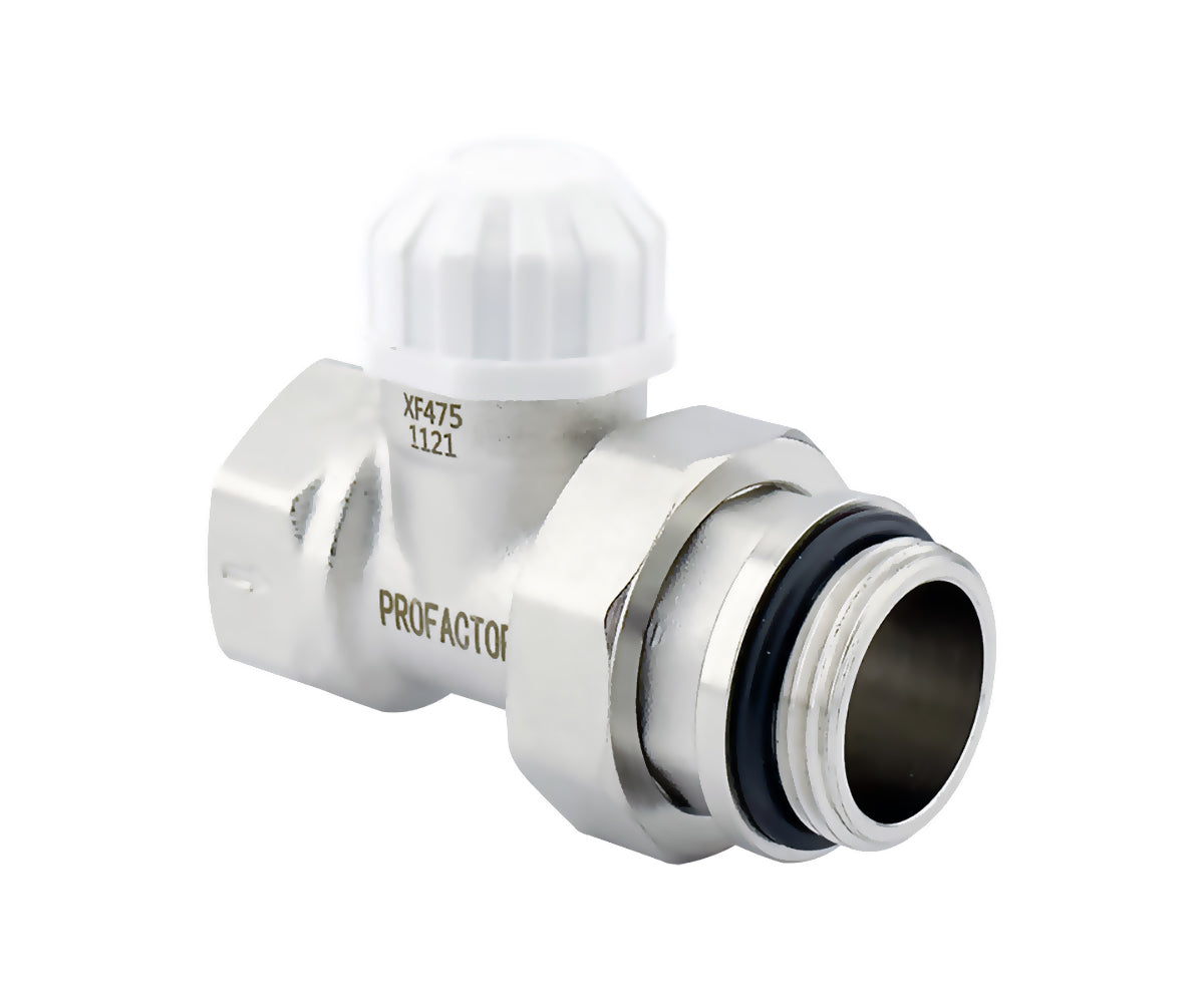 Straight thermostatic valve with O-ring on union connection — PF RVT 855, ракурс 1