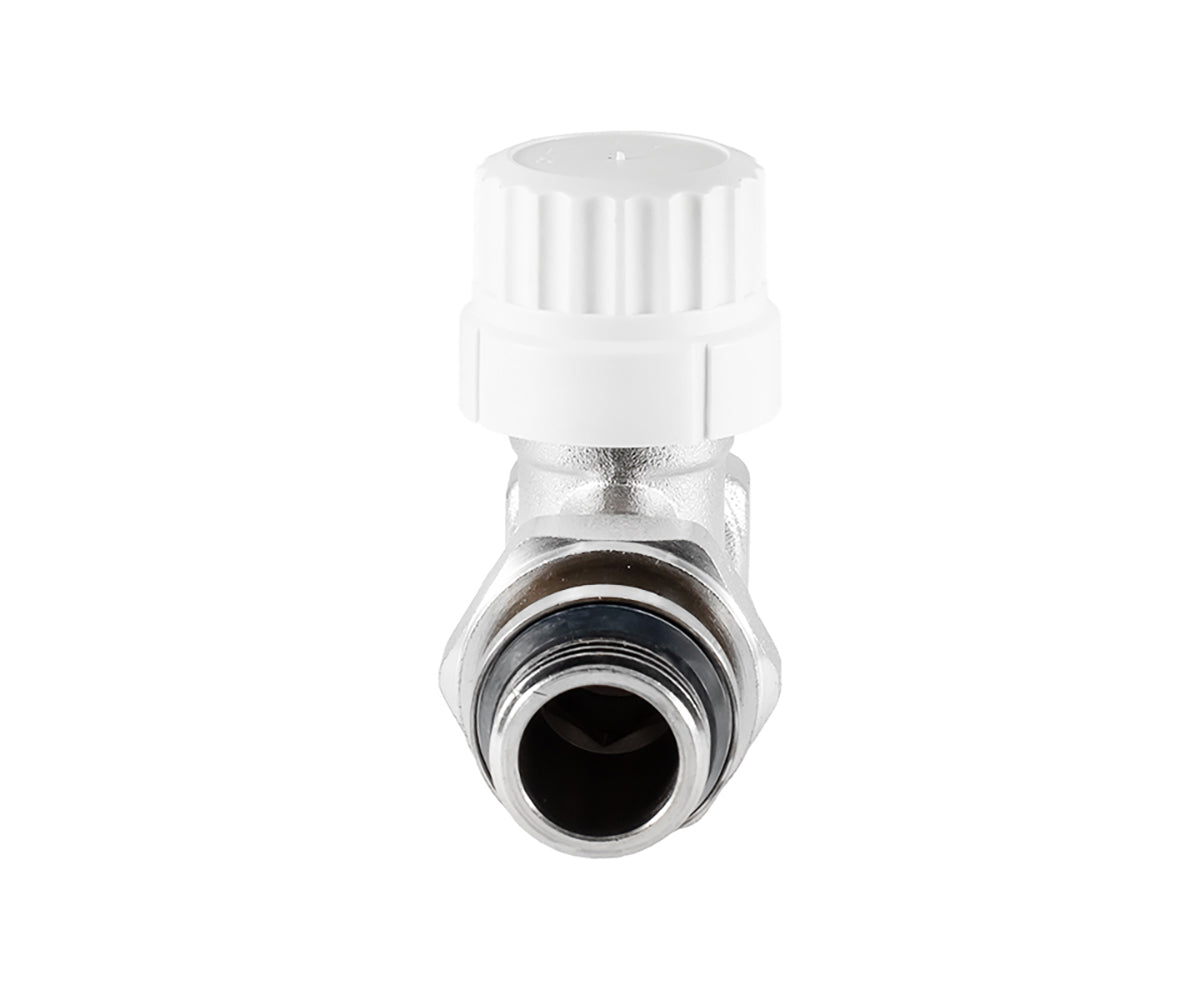 Straight thermostatic radiator valve with presetting and O-ring seal at tailpiece — view 7