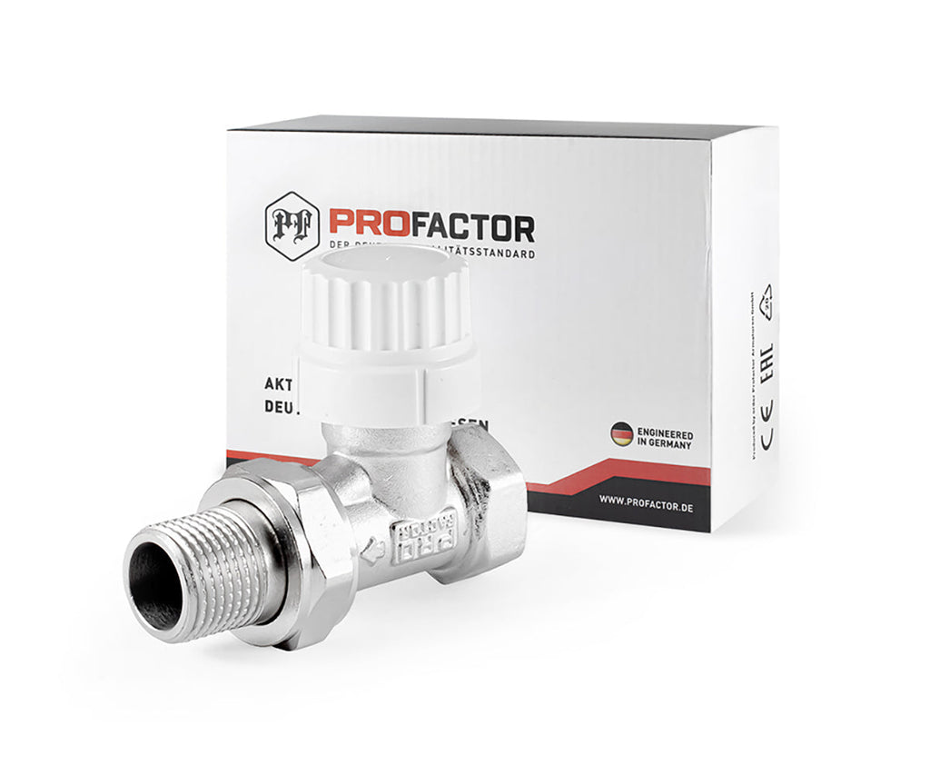 Straight thermostatic radiator valve with presetting — view 8