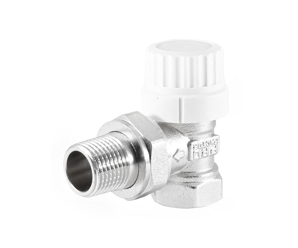 Angled thermostatic radiator valve with presetting — PF RVT 982, view 1