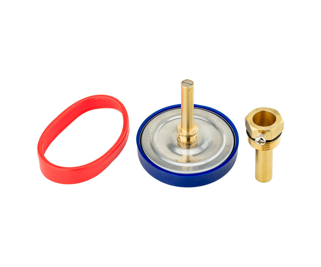 Bimetal thermometer d 63 mm, axial connection, with immersion sleeve — PF_SG_868_-_BP_5