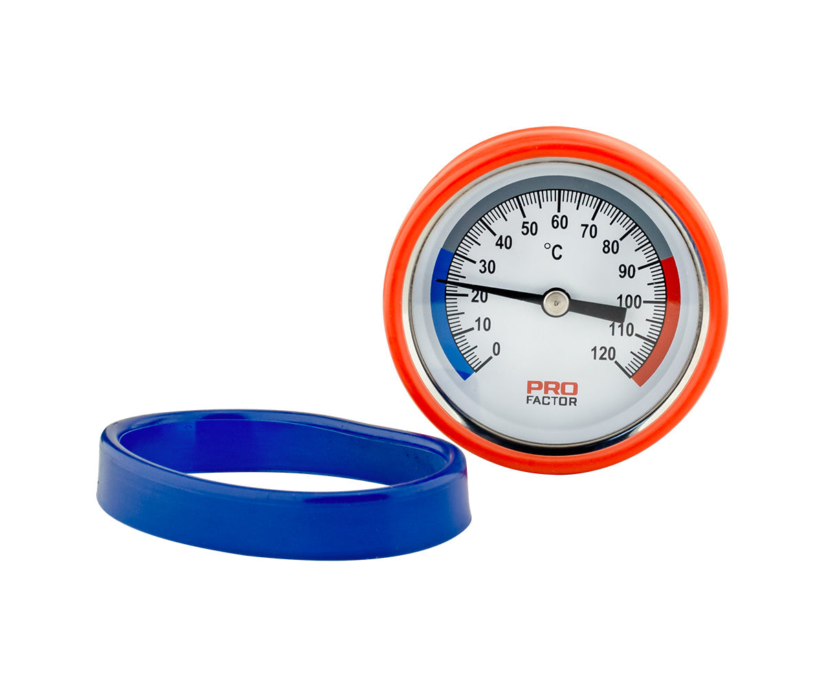 Bimetal thermometer d 63 mm, axial connection — PF_SG_868_2