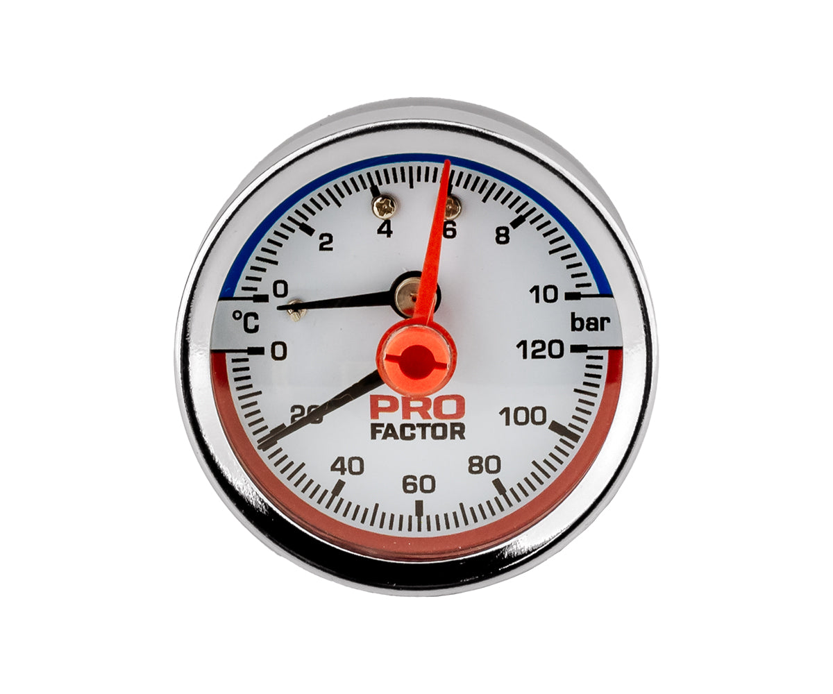Thermomanometer d 53 mm, axial connection — PF SG 871-10, view 2