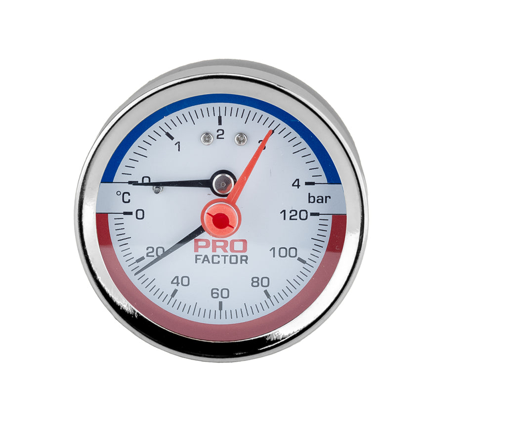 Thermomanometer d 53 mm, axial connection — PF SG 871-4, view 2