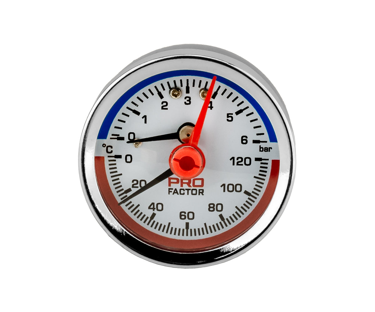 Thermomanometer d 53 mm, axial connection — PF SG 871-6, view 2