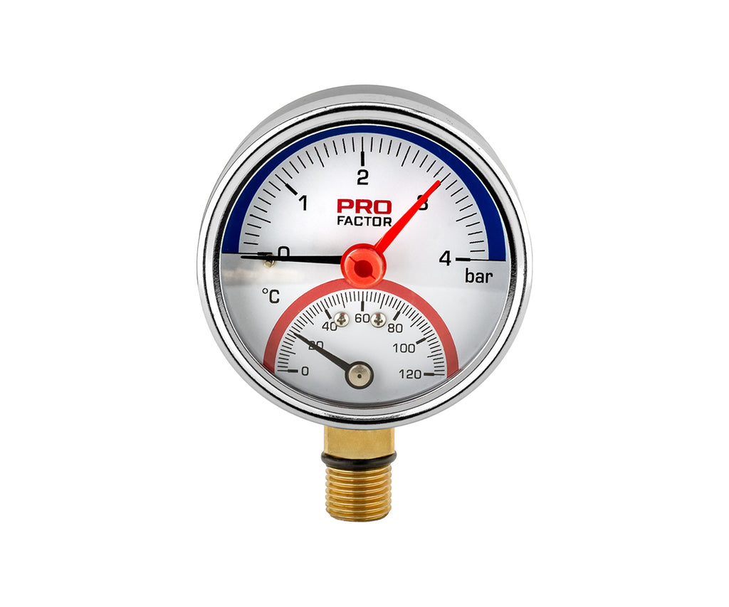 Thermomanometer d 63 mm, radial connection — PF SG 872-4, view 2