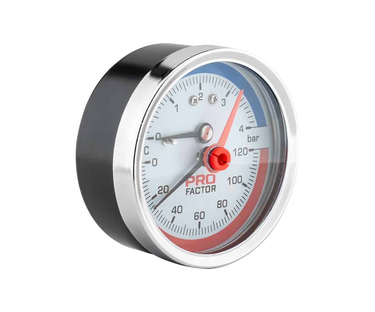 Thermomanometer d 63 mm, axial connection — PF SG 873-4, view 1