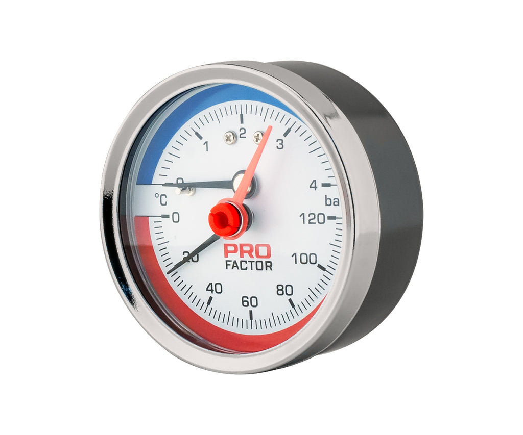 Thermomanometer d 63 mm, axial connection — PF SG 873-4, view 3