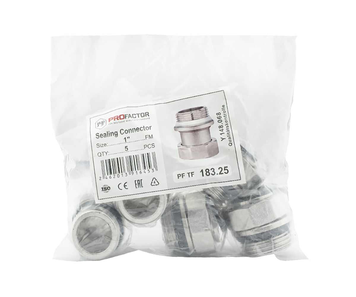 Connection fitting with union nut and O-ring — PF TF 183.25, view 5