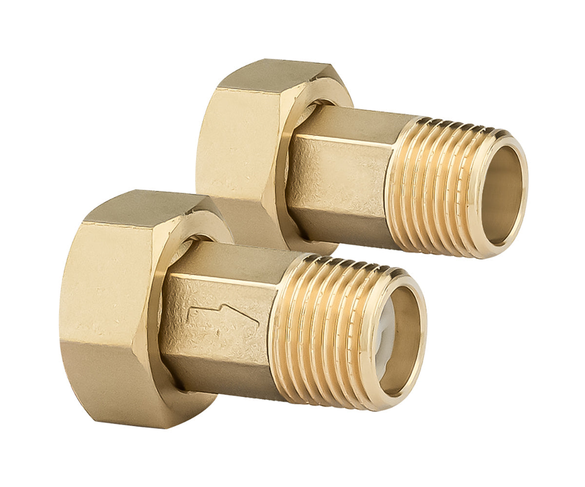 Set of connectors for water meter with gaskets — view 1