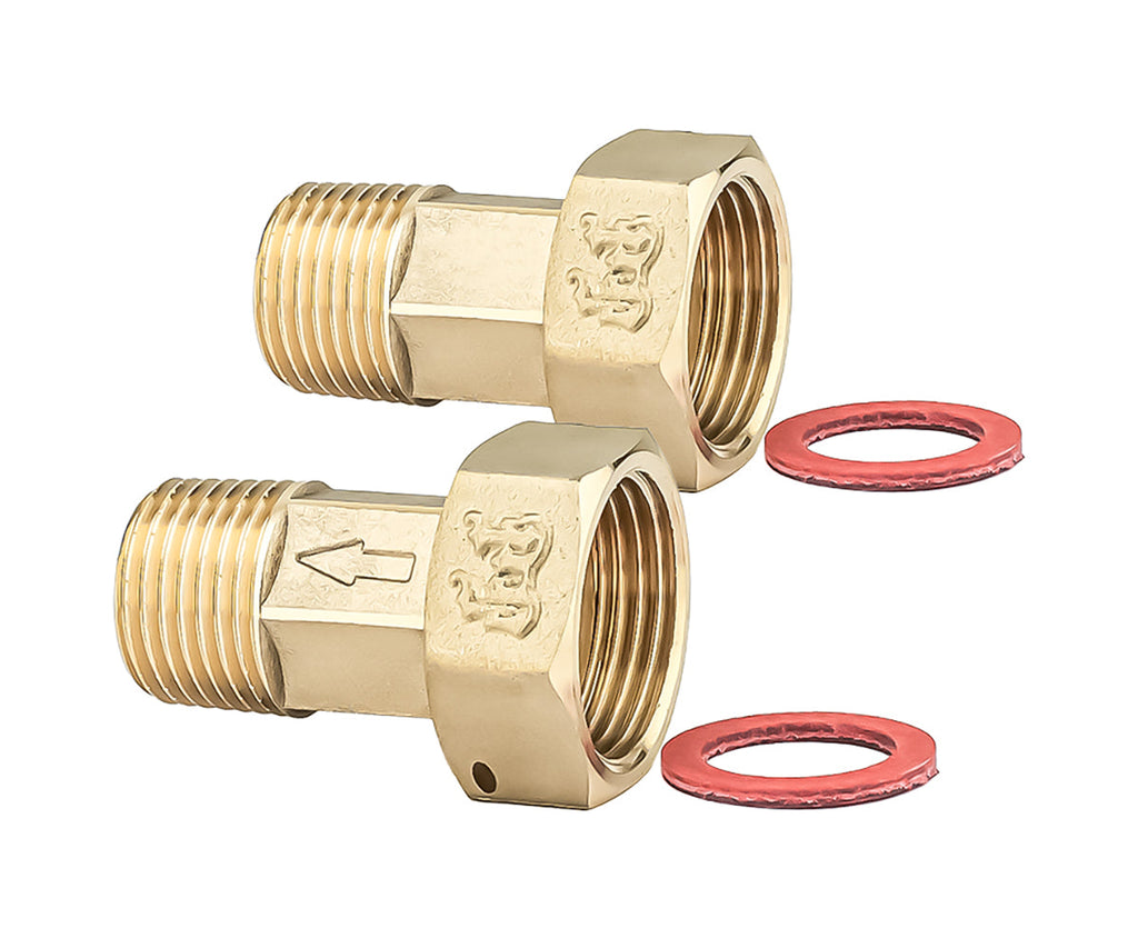 Set of connectors for water meter with gaskets — view 2