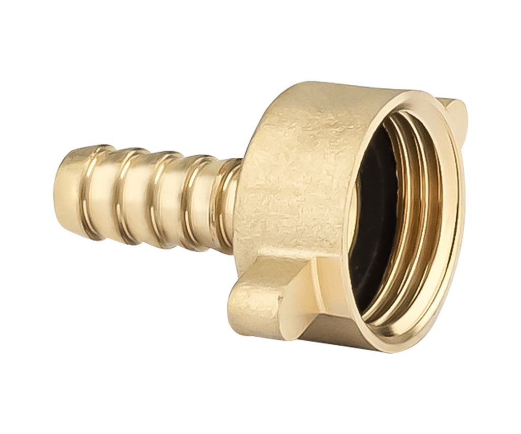 Hose tail with union nut and gasket — view 2