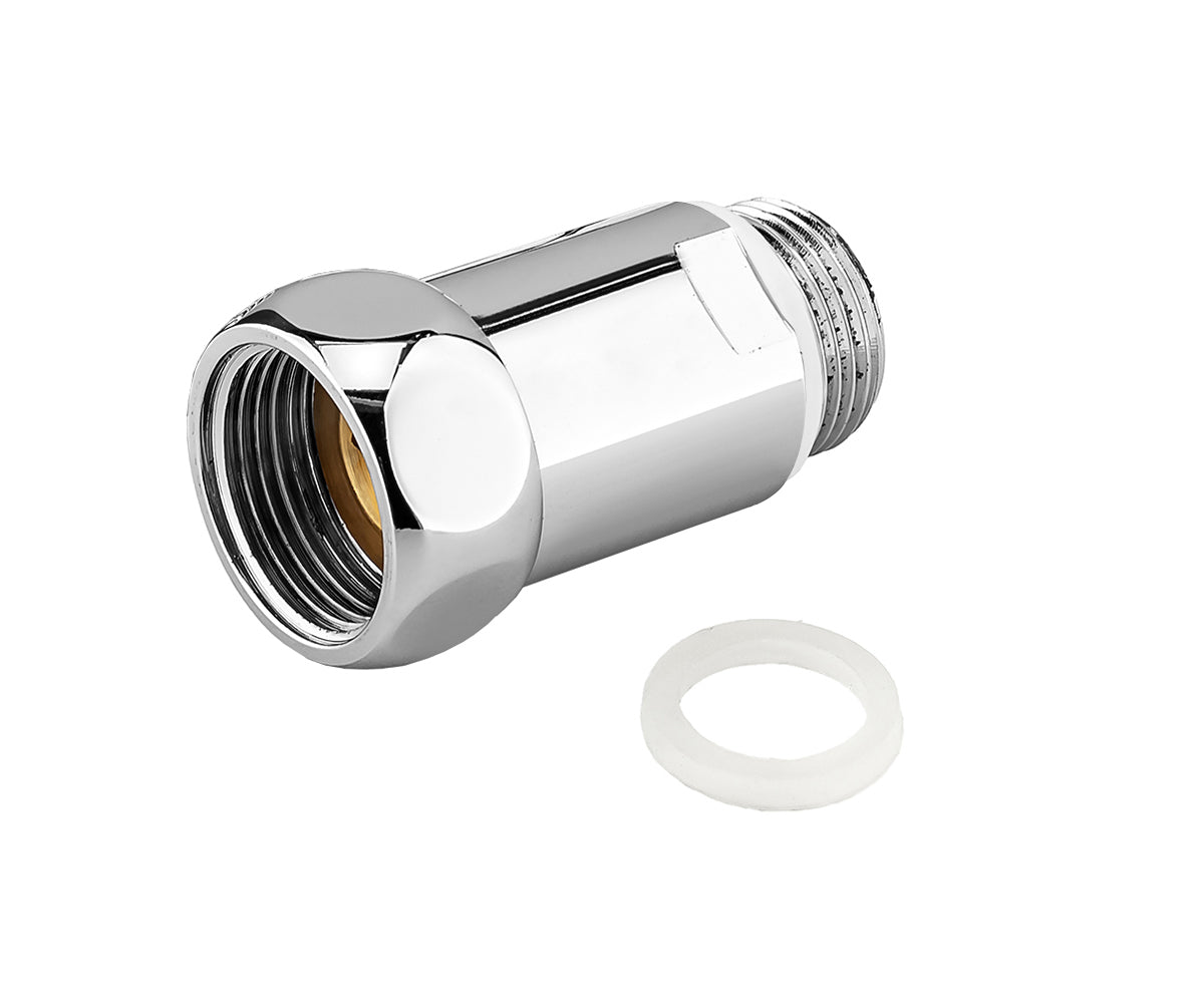 Straight connector with union nut F/M — view 1