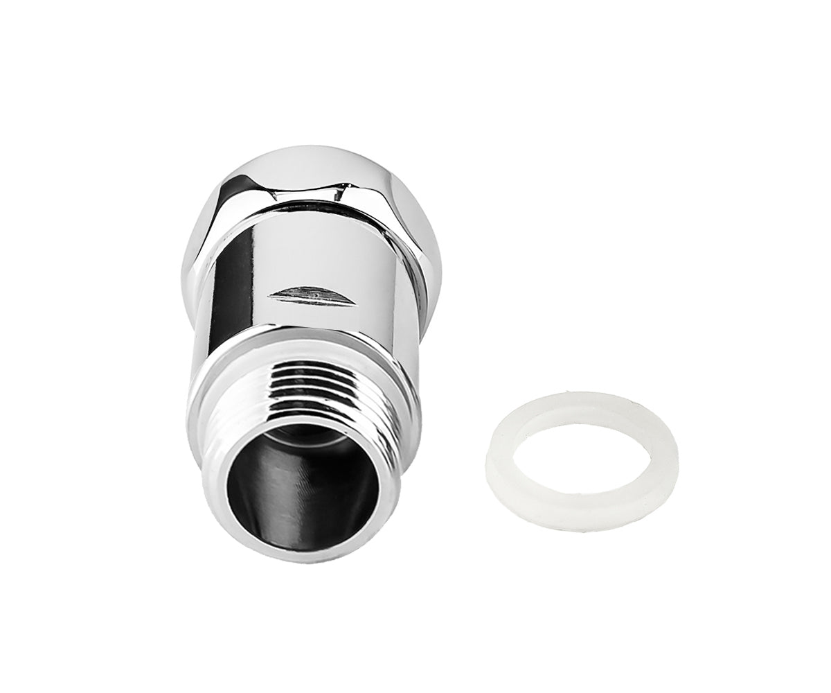 Straight connector with union nut F/M — view 3