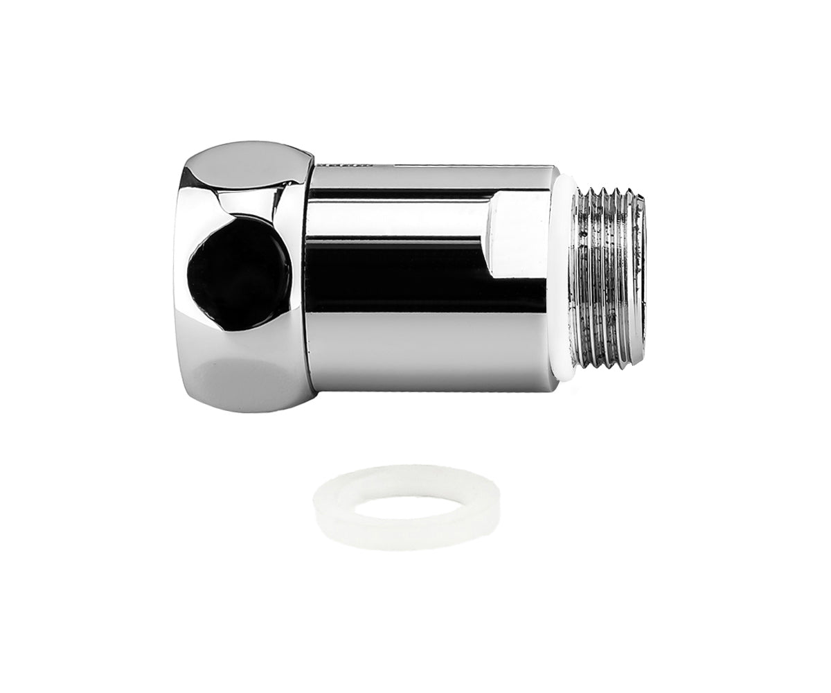 Straight connector with union nut F/M — view 4