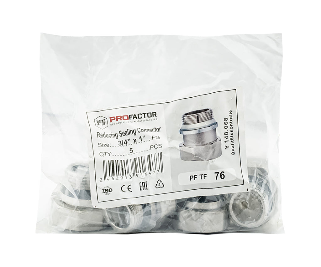 Reducing connection fitting with union nut and O-ring — PF TF 76, ракурс 5