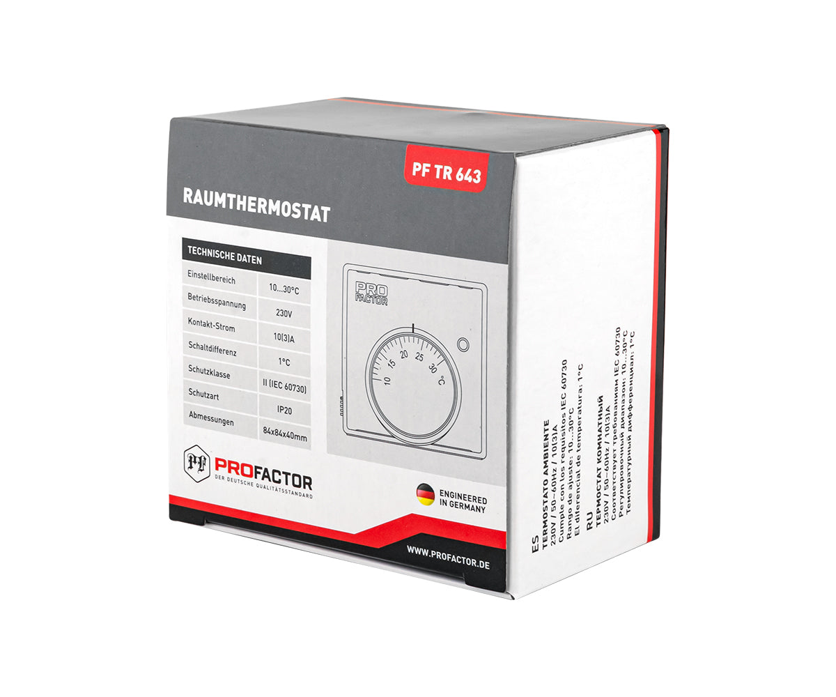 Room thermostat — PF_TR_643_9