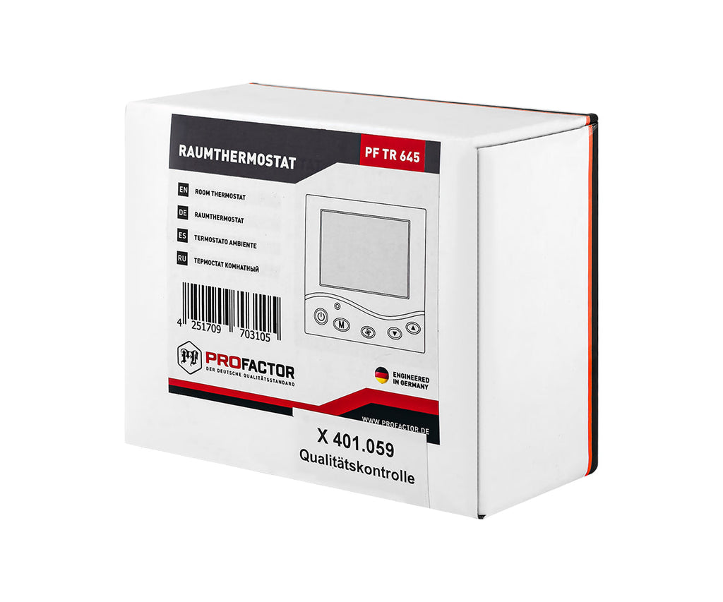 Room thermostat — PF_TR_645_8