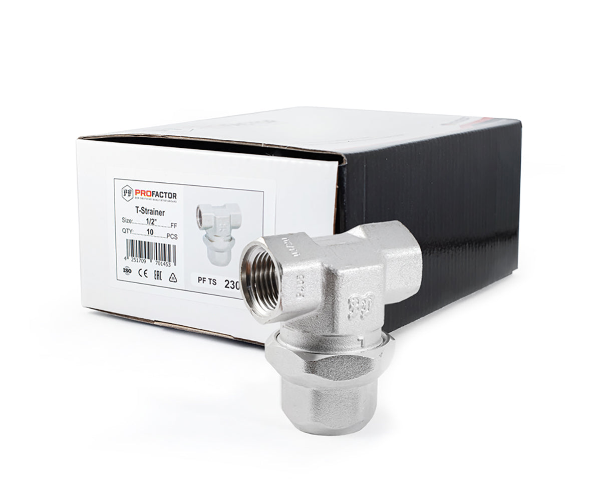 T-pattern strainer F/F — view 9