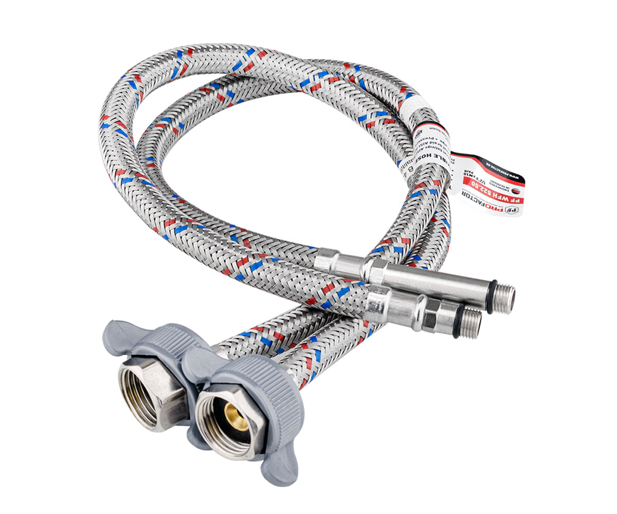 Flexible connection for mixers ½" x M10 (pair) — ракурс 1
