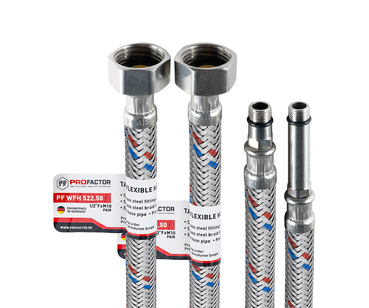 Flexible connection for mixers ½" x M10 (pair) — ракурс 3