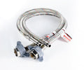 Flexible connection «LUXE» for mixers ½" x M10 (pair) — ракурс 1